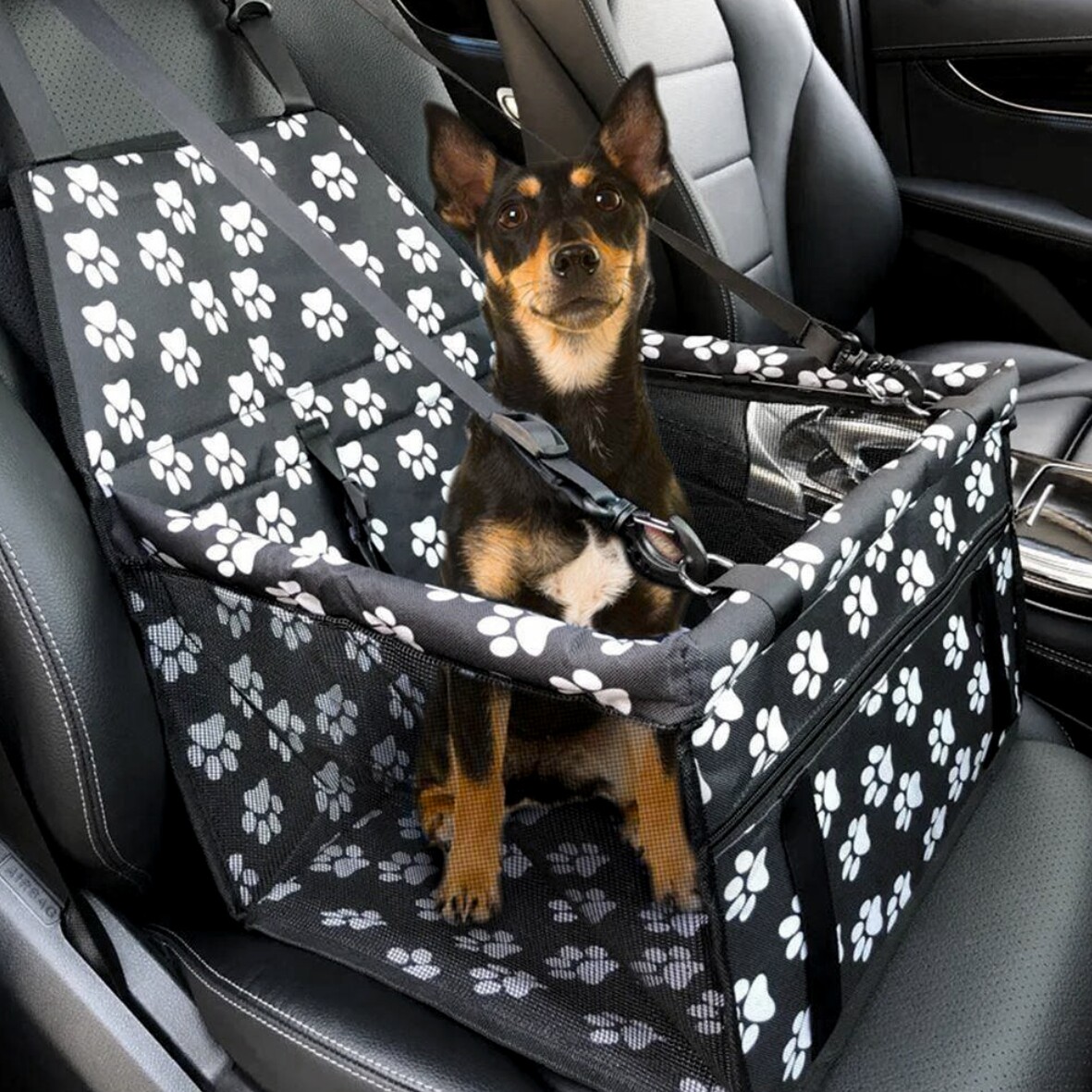 NEW Dog Car Seat For Small Medium Pet, Portable Cat Puppy Rabbit Travel Booster — image 10