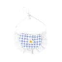 Blue Plaid Bib