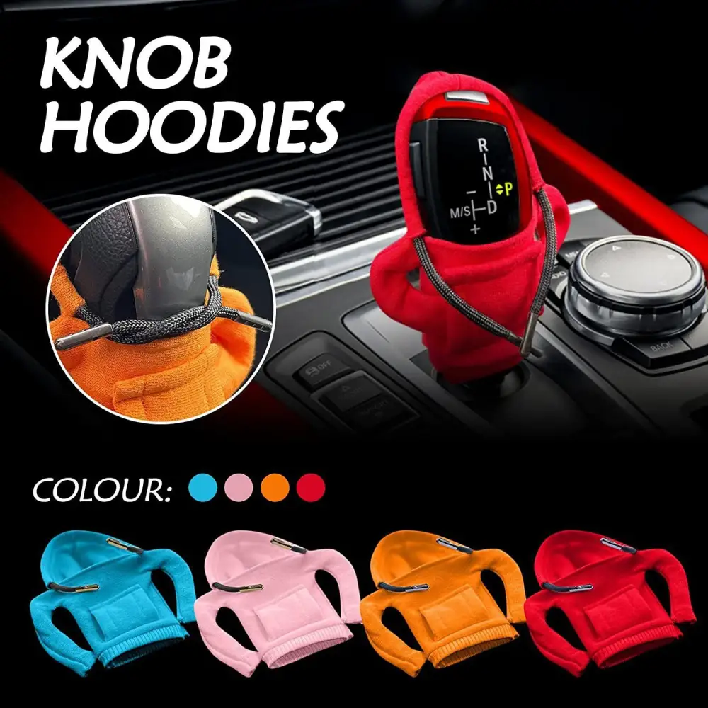 Gear Shift Knob Hoodie Cover Handle Manual or Automatic