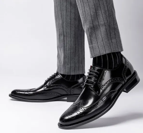 Genuine Leather Business Casual Dress British Style Shoes