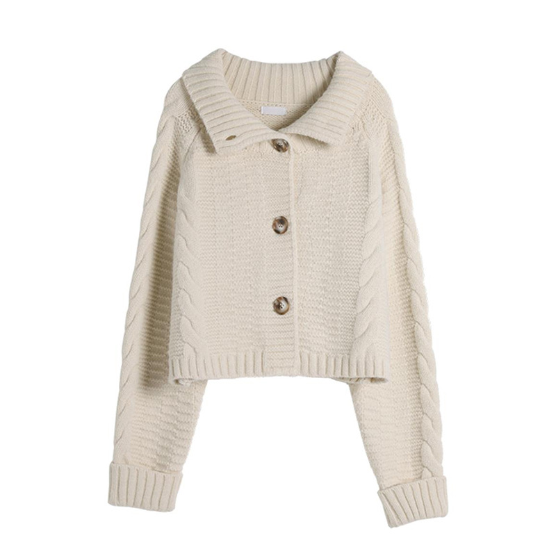 Title 7, Cardigan Corto in Stile Hong Kong Retro Loose p...