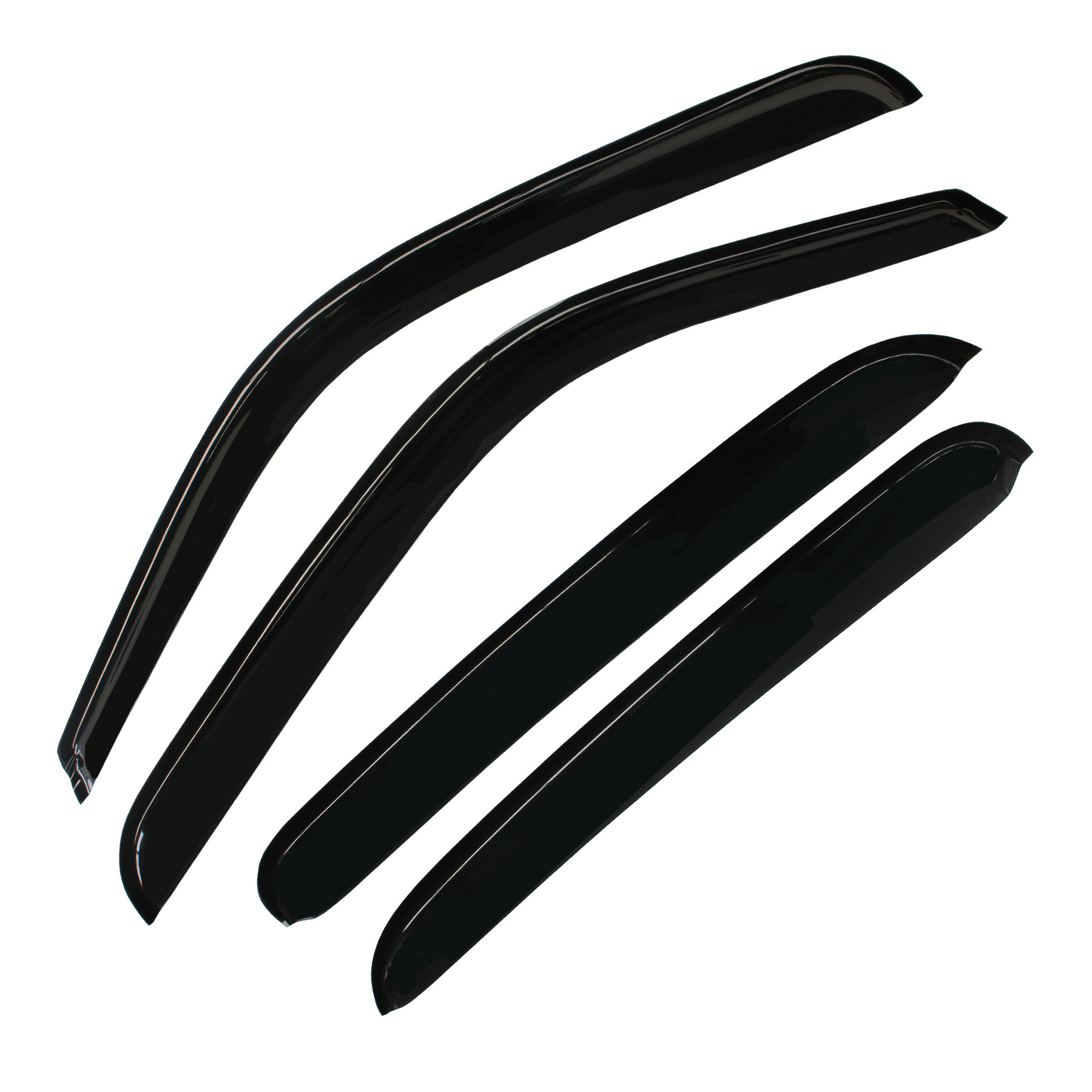 4pcs Out Channel Style Sun Rain Window Visors Visor For 94355 — foto 5