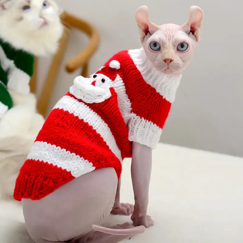 Hairless Cat Warm Sweater Pet Clothes