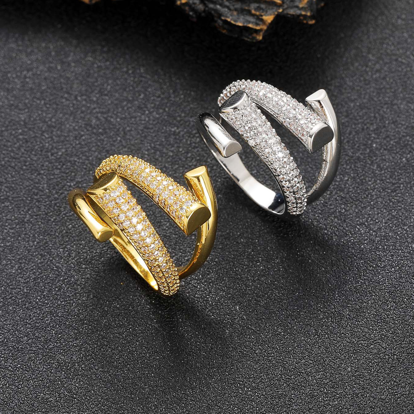 Title 5, New Hip Hop Ring Adjustable Fashion Versatile G...