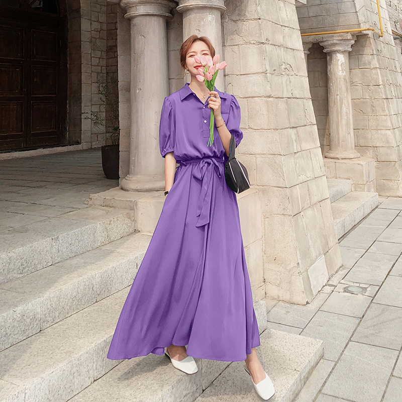 Chiffon A-Line Long Dress, picture 2 of 5