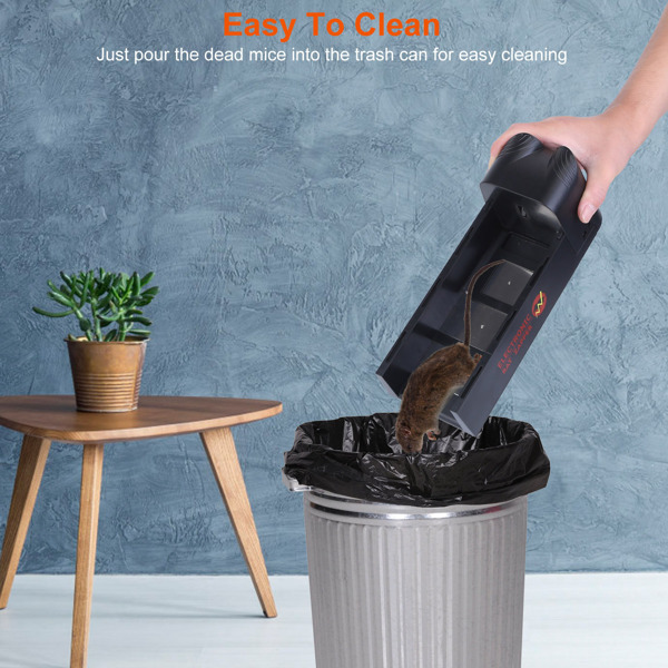 High Voltage 1800V Rat Trap - Spacious Inner For All Rodents, One - Way Entry, Rechargeable And Multifunctional For Indoor Scenes, Easy To Use Indoors,Outdoors For Mice,