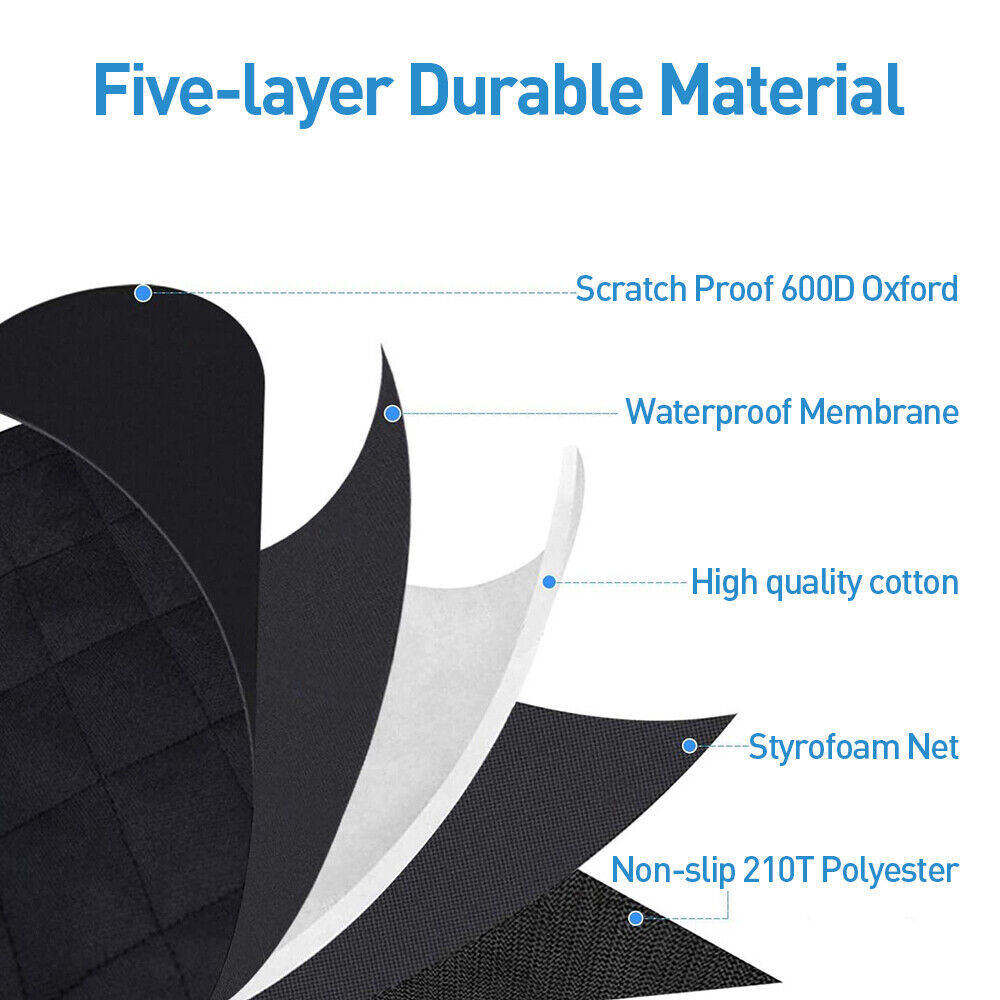 Premium Heavy Duty Quilted Car Boot Liner Trunk Pet Dog Protector