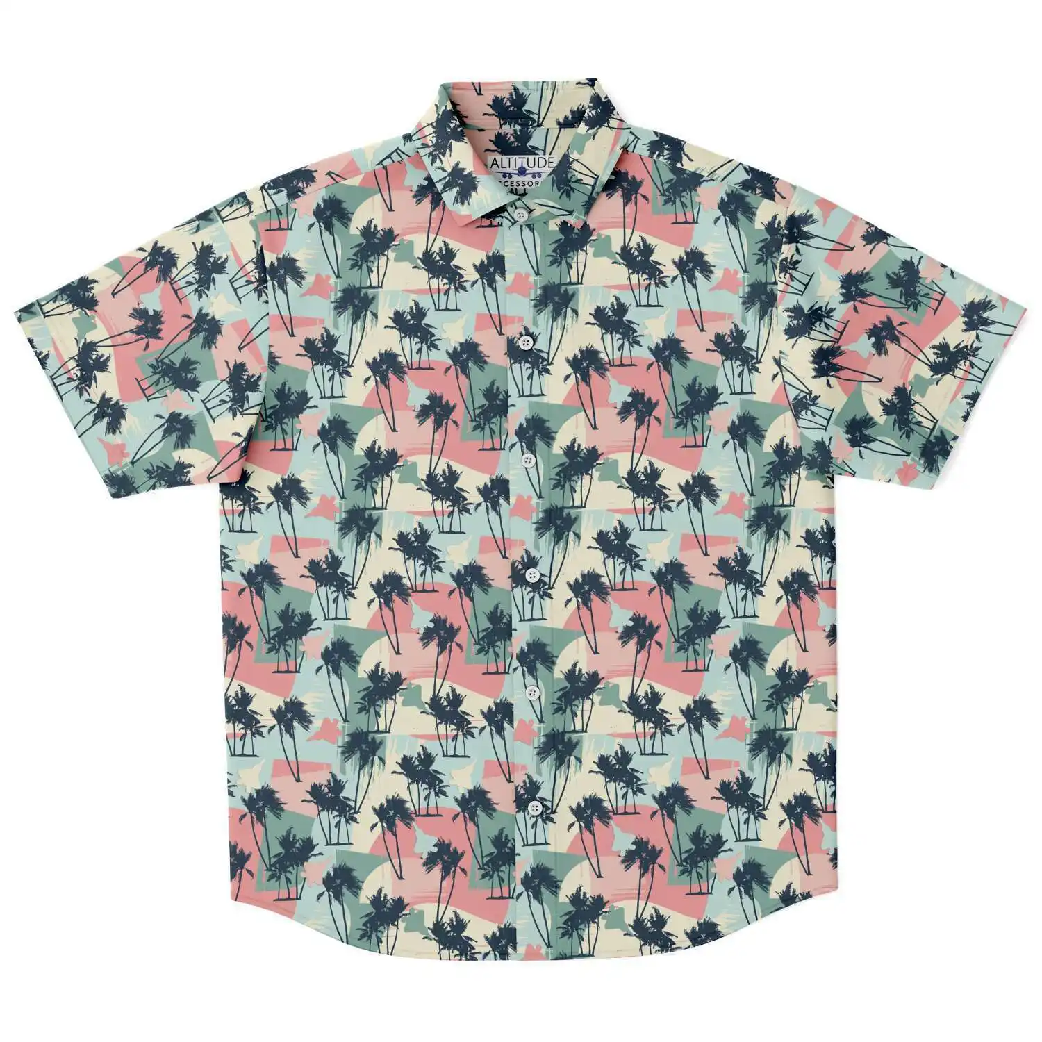 3D Digital Printing Personality Pattern Casual Summer Short Sleeve Shirt