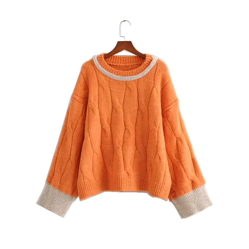 Title 2, Womens Short Loose Autumn New Solid Color Pull...