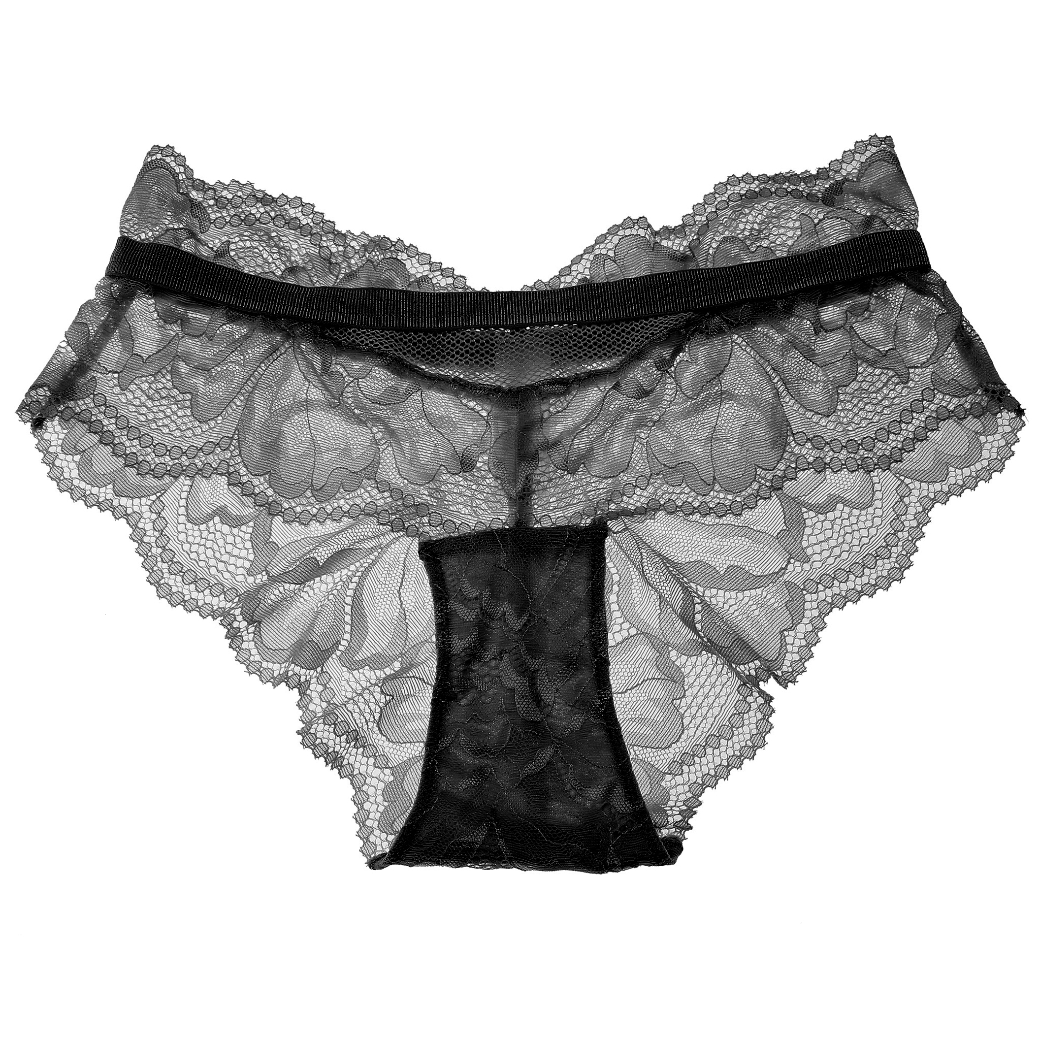 Title 10, Floral cutout lace seamless shorts