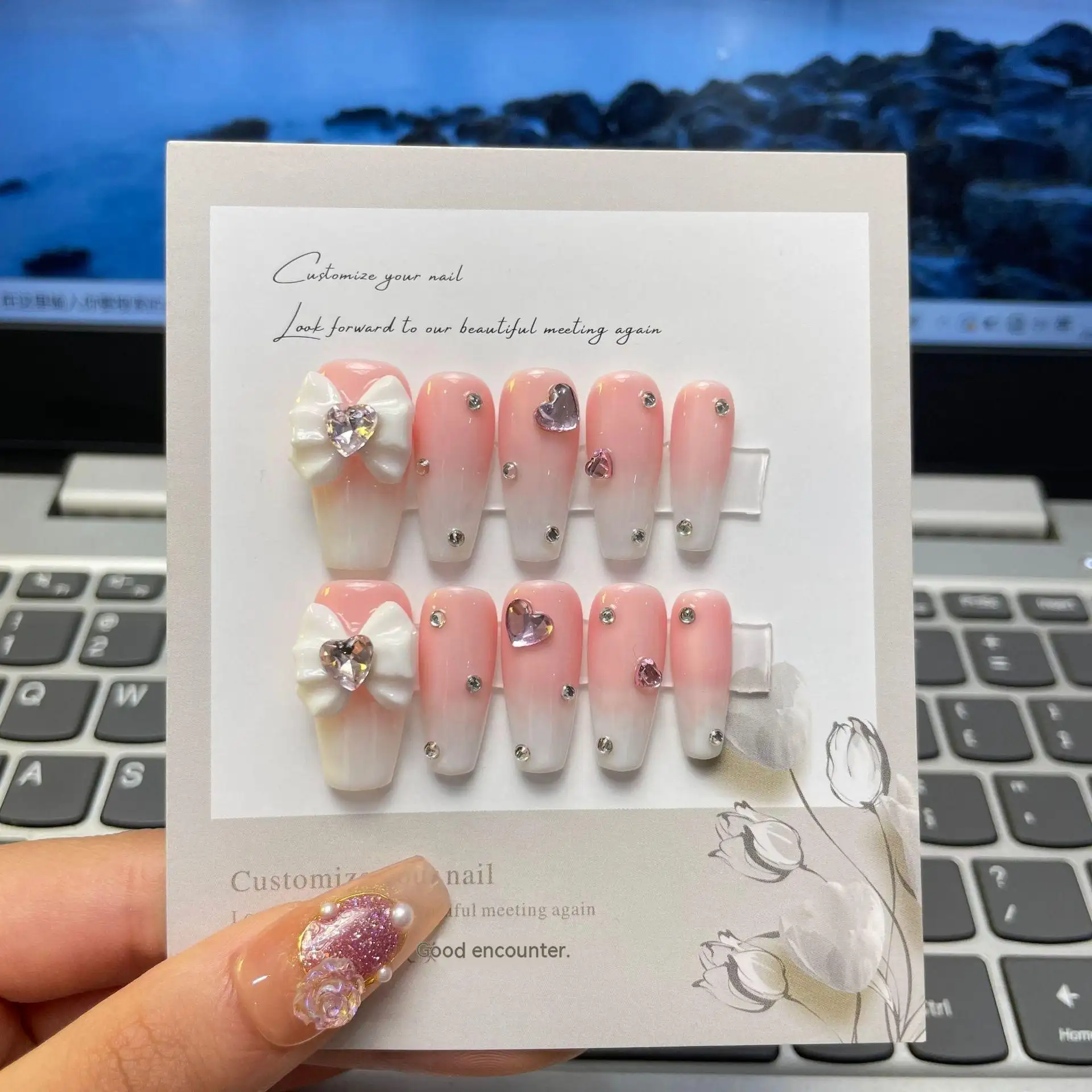 Light Therapy Handmade Nail Wearing