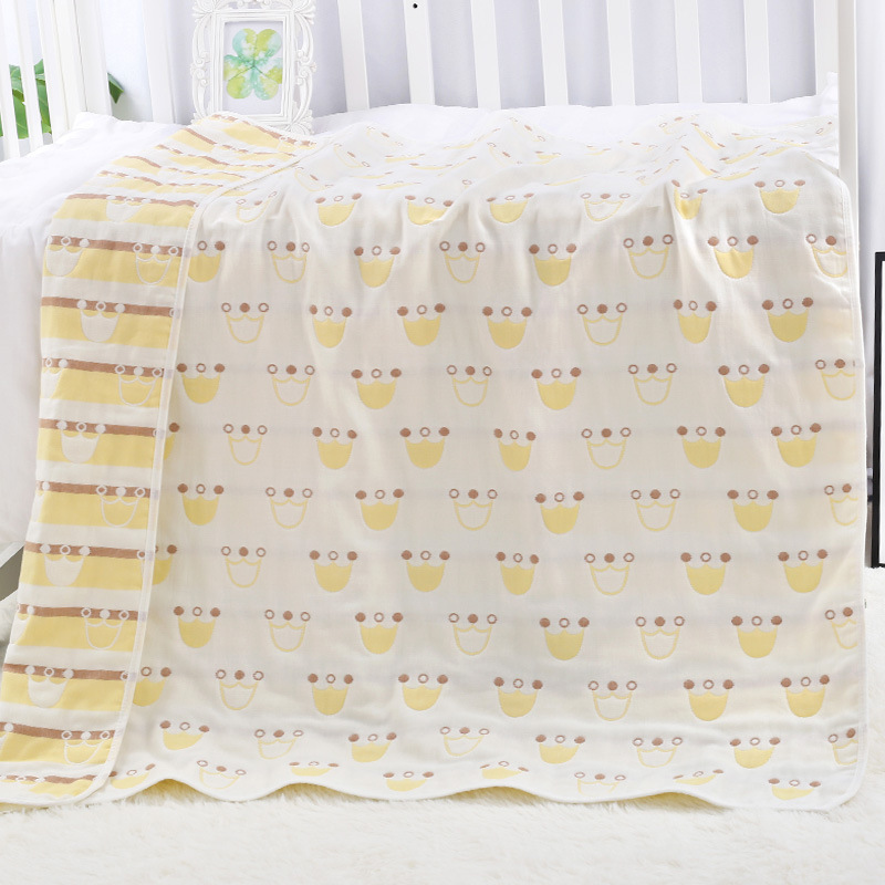 Title 10, Cotton Six-layer Gauze Towel Quilt Gauze Bath T...