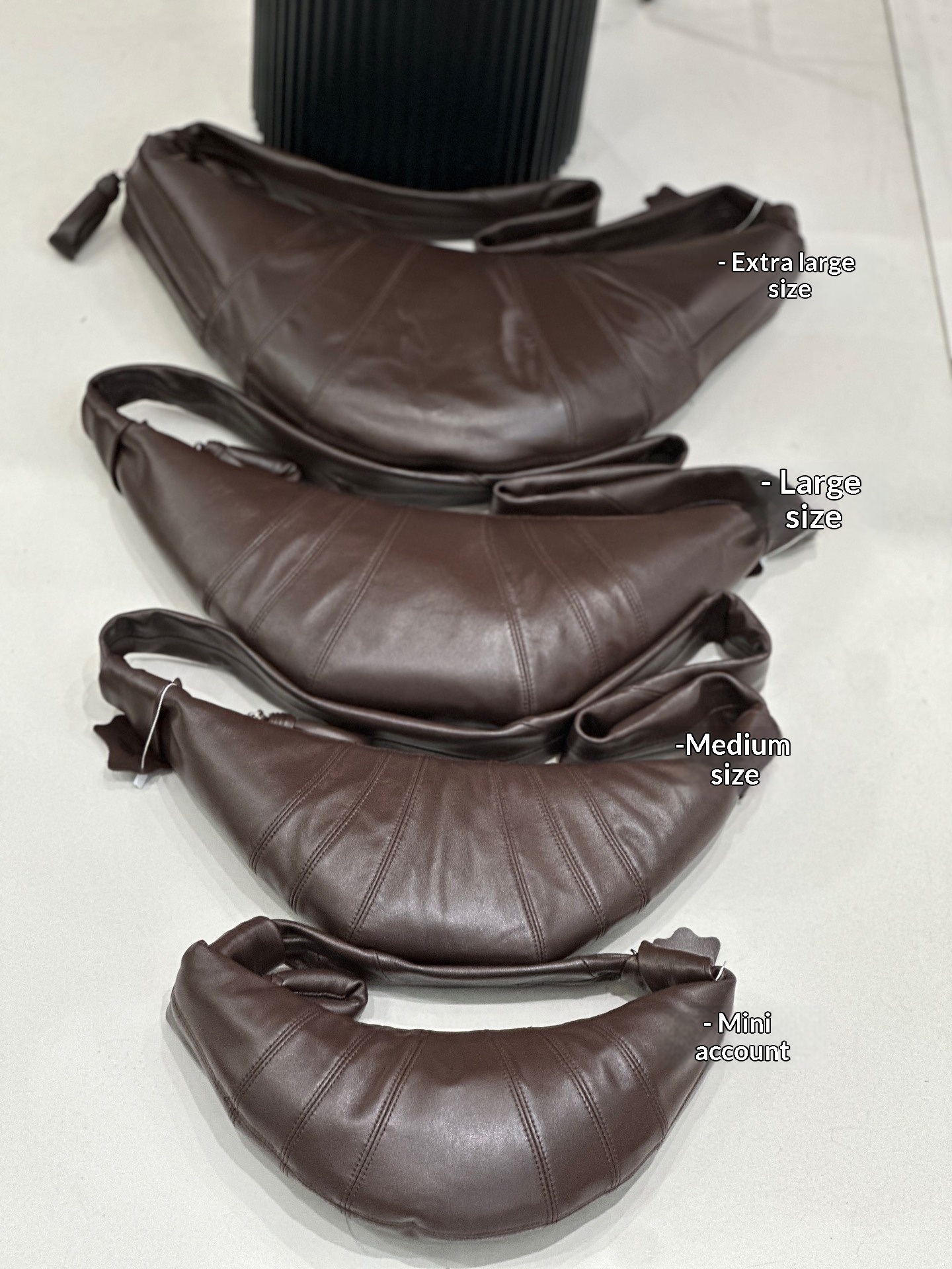 Hot-selling European And American Sheep Leather Croissant Bag For Foreign Trade, Crossbody Lazy-style Horn Bag, Vintage Genuine Leather Shoulder Crossbody Dumpling Bag