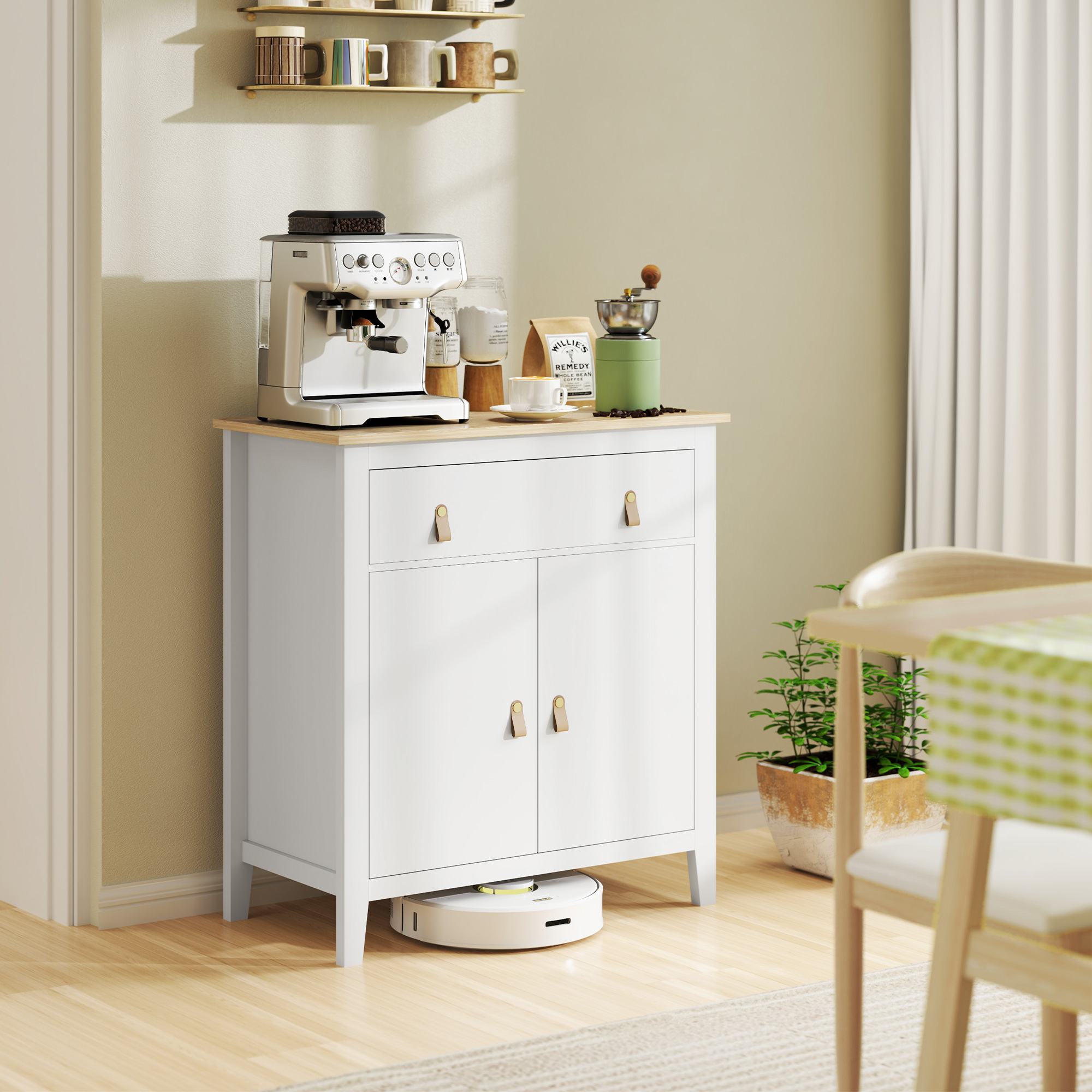 Farmhouse Style Sideboard - White — image 12