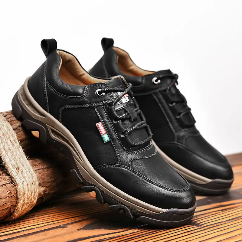 Fashion Leather Tide Shoes Breathable Casual Men