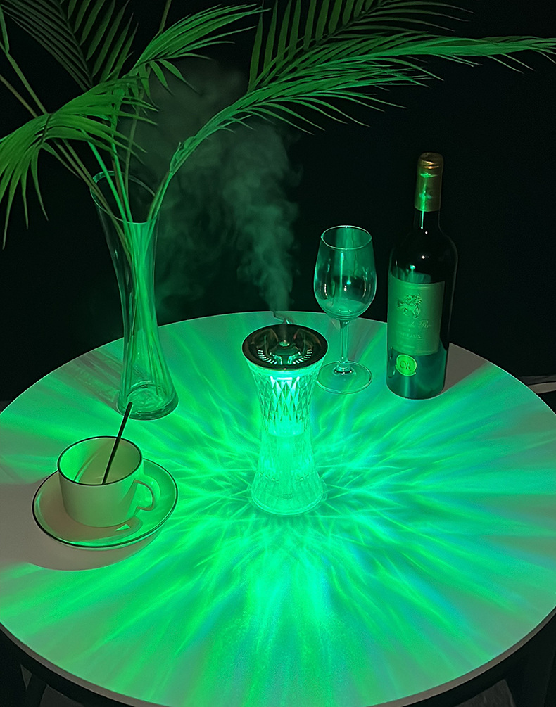 Wild Waist Humidifier Desktop Atomizer Romantic Atmosphere Lamp Crystal Lamp Night Light — foto 2
