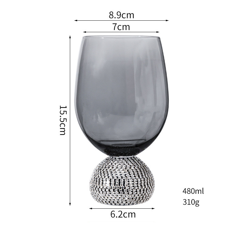 Red wine glass