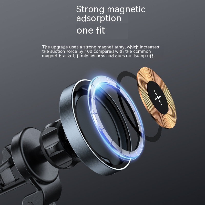 Fashion Magnetic Car Wireless Charger - Image 2