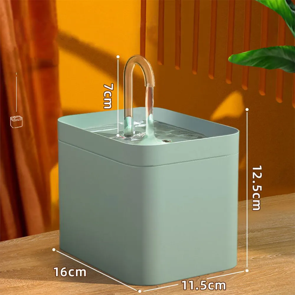 Automatic Cat Water Fountain Auto Filter USB Electric Mute Cat Drinker Bowl 1.5L Recirculate Filtring Drinker For Cats Pet Water Dispenser – image 7