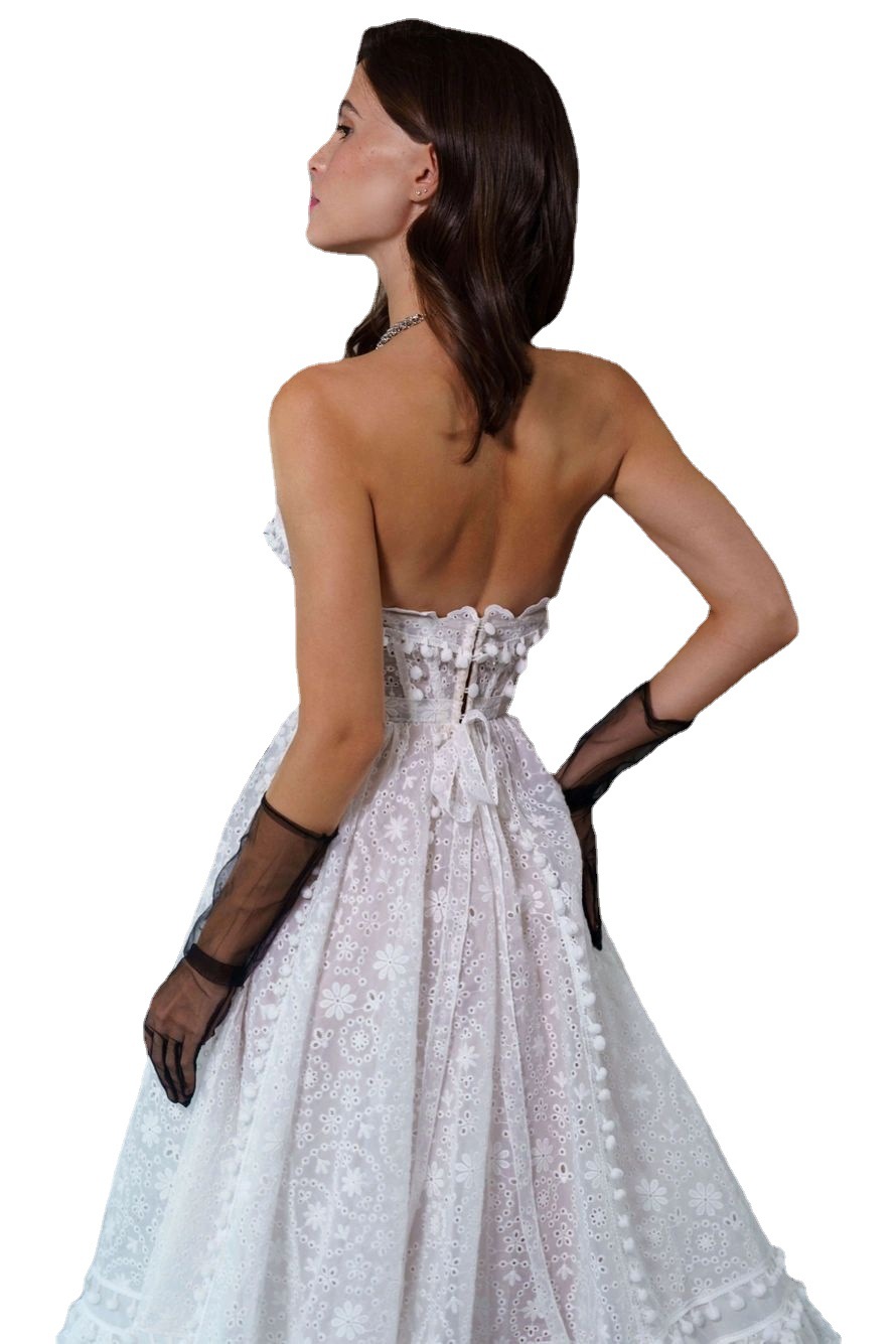 Lace Tube Top Swing Dress, picture 4 of 5