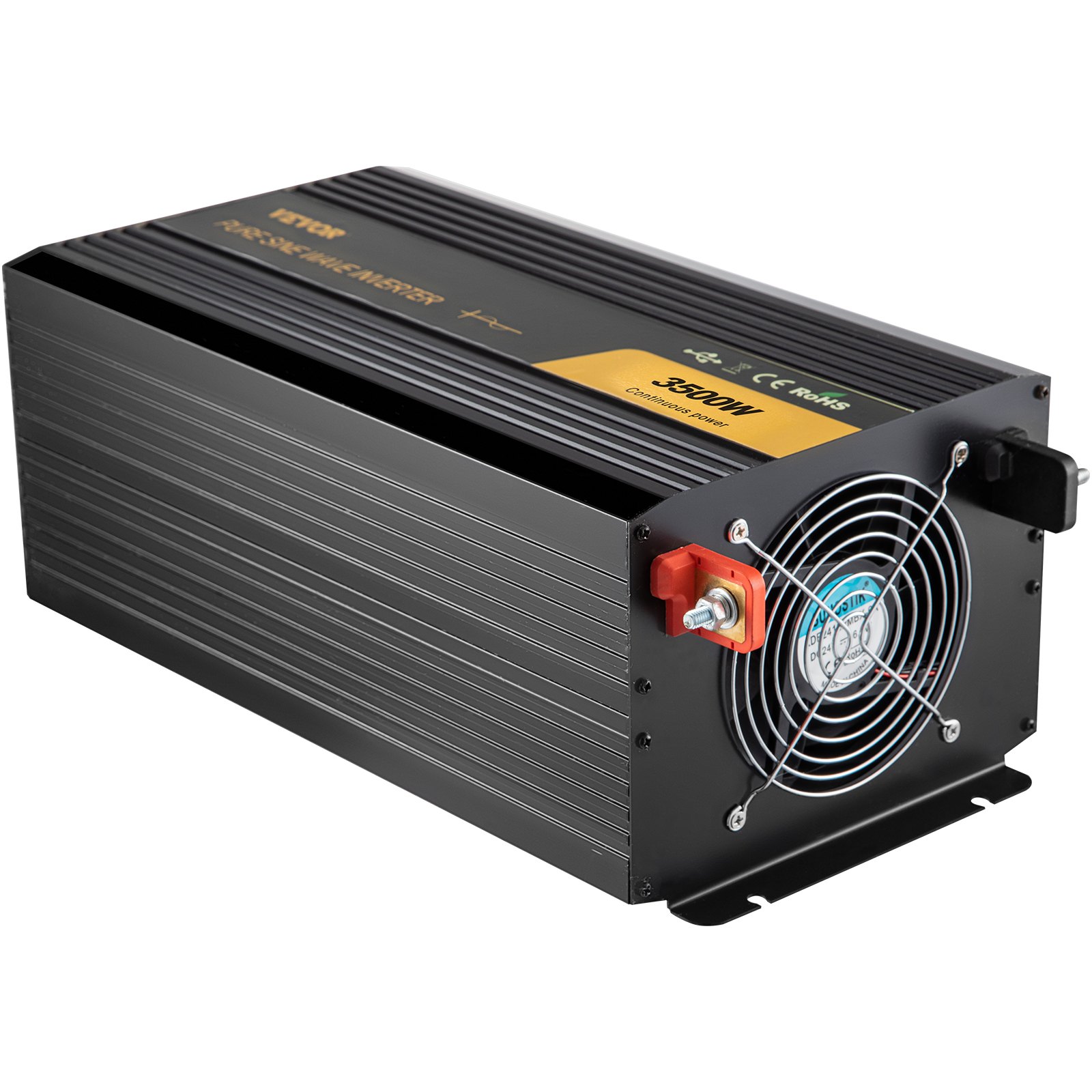 Pure Sine Wave Inverter 3500 Watt Power Inverter, DC 12V To AC 120V Car Inverter, With USB Port LCD Display Remote Controller And AC Outlets For RV Truck Car S… photo