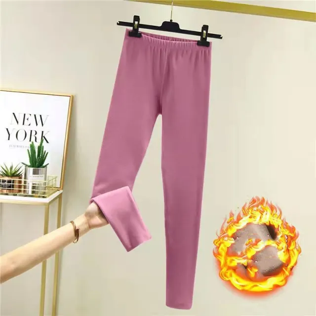 Autumn And Winter Padded Pants Wool Pants Warm Pants Female Purple - Shop at LoveMi