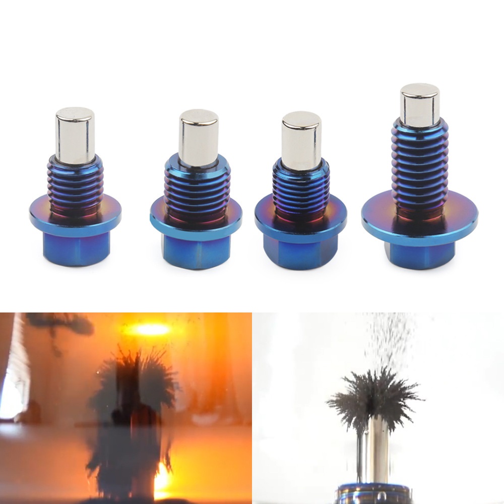 Titanium Alloy Magnetic Oil Pan Screw Magnetic Drain Plug Suction Iron Screw — foto 7
