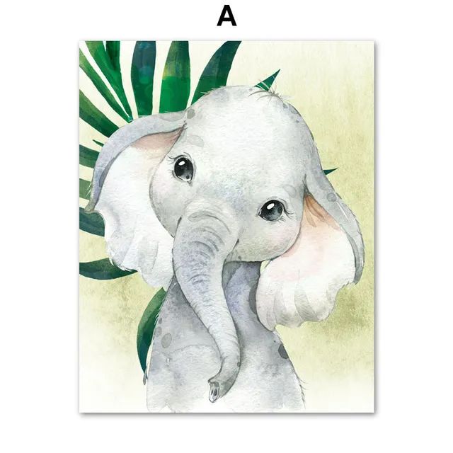 Cute Cartoon Small Animal Print Decorative Painting Km513 - Shop at LoveMi