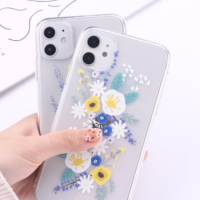 Small Flower Transparent Mobile Phone Case Soft - Image 2