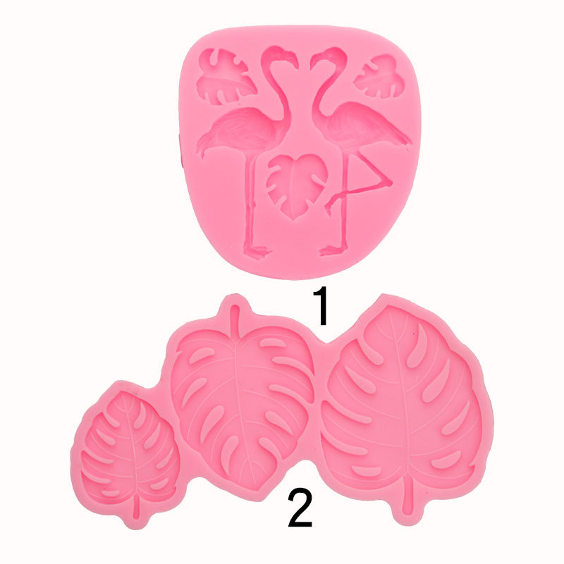 Turtle Leaf Combination Fondant Cake Silicone Mold