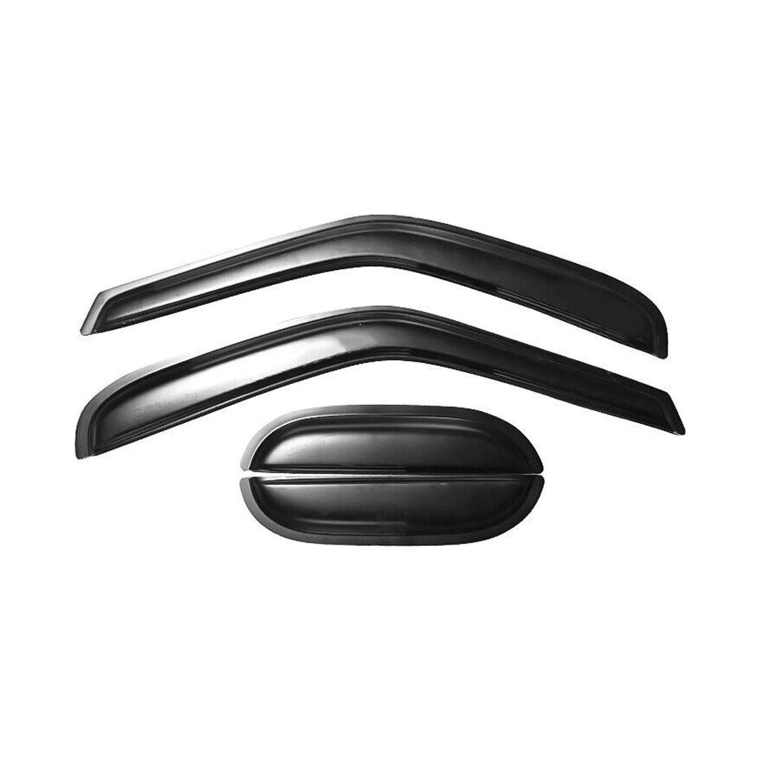 For Ford 97-03 F-150 97-99 F-250 Extended Cab Window Visors Rain Sun Guard Vent