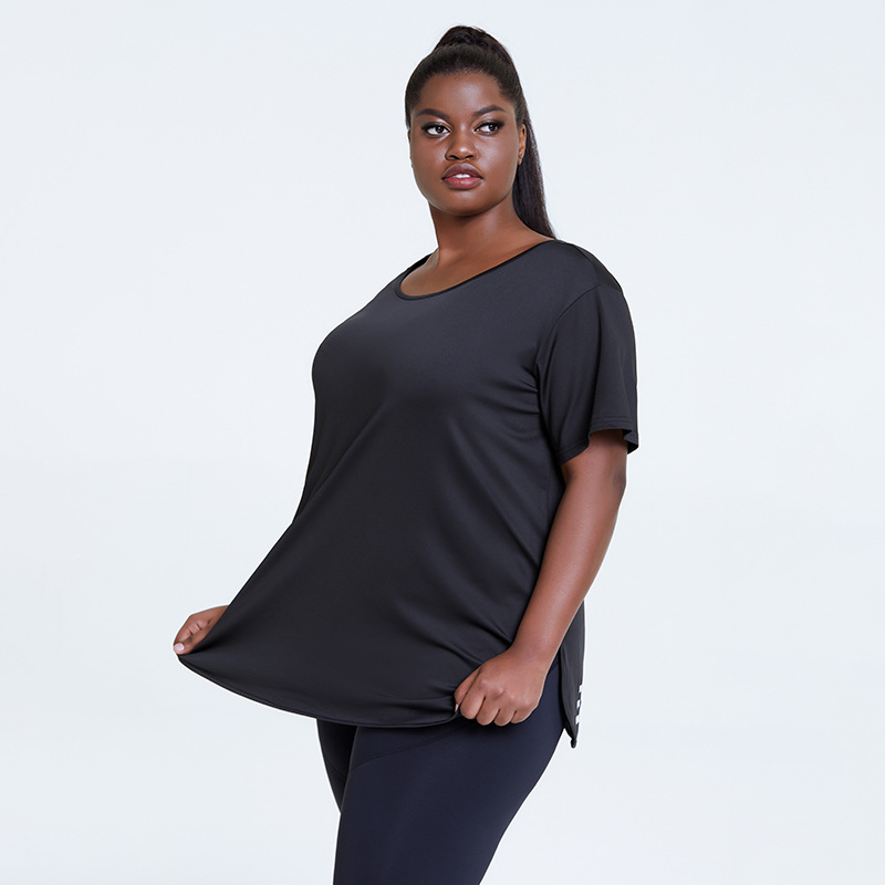 Title 3, Loose Quick-drying Clothing Plus Size Sports T-...