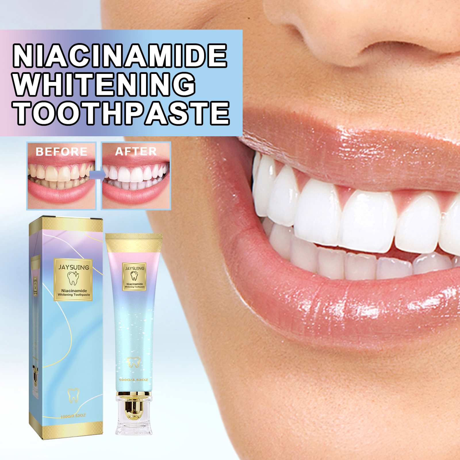 Bright White Toothpaste 1 00g 1box product image