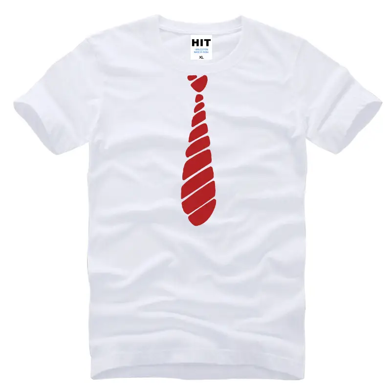 Casual Men's Cotton Printed Short-sleeved T-shirt