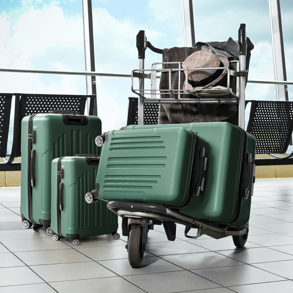 Vertical Stripe Four In One Suitcase — foto 2