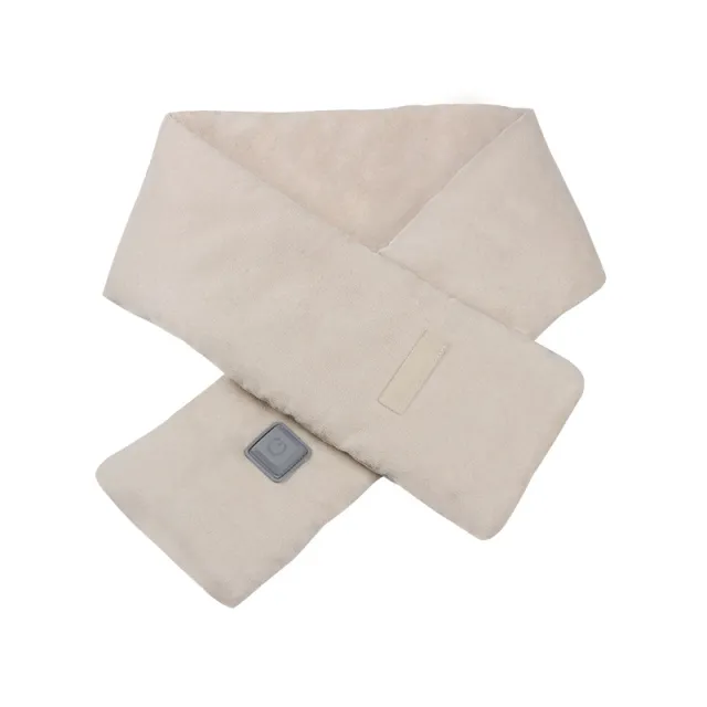 Warm Neck Protector And Hot Compress Three stage Temperature Control Scarf Khaki - Shop at LoveMi