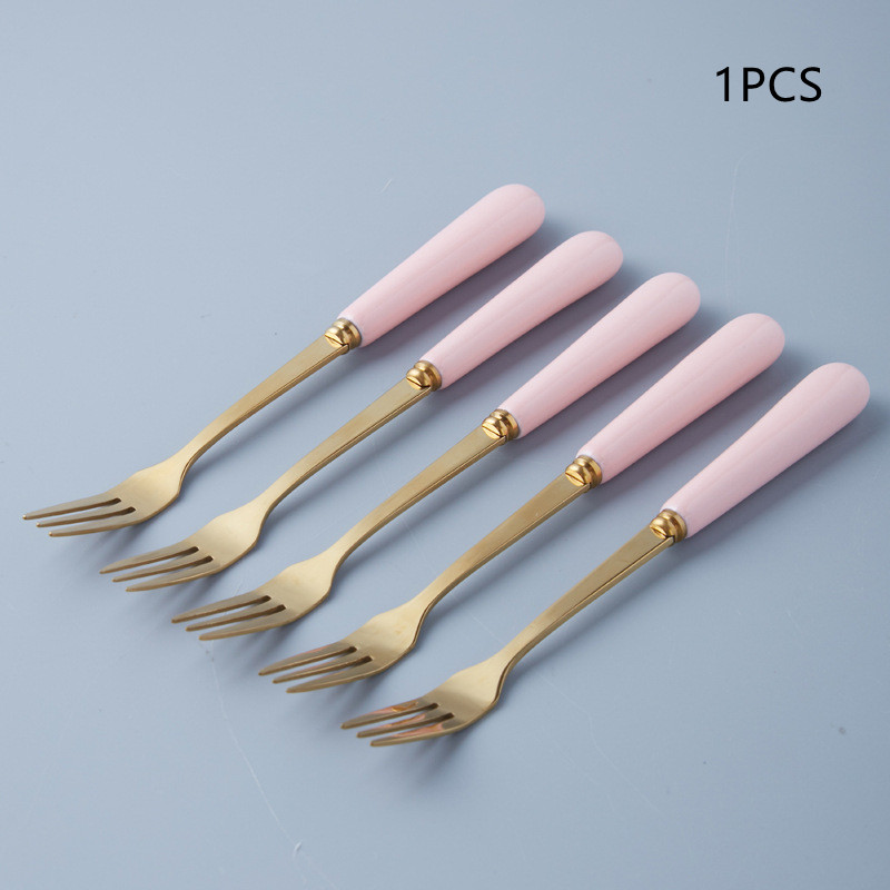 Title 14, Household Fruit Fork And Spoon Ceramic Storage ...