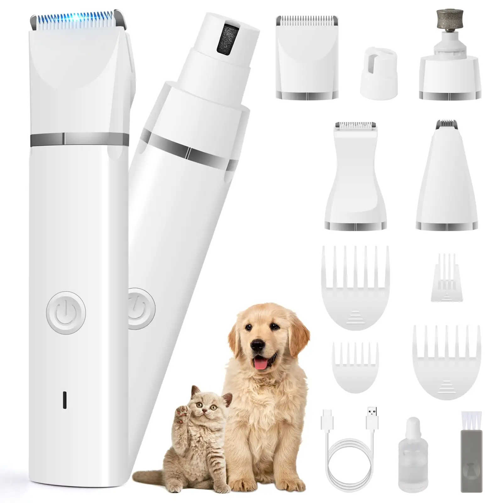 Dog Clippers Grooming Kit Hair Clipper-Low Noise
