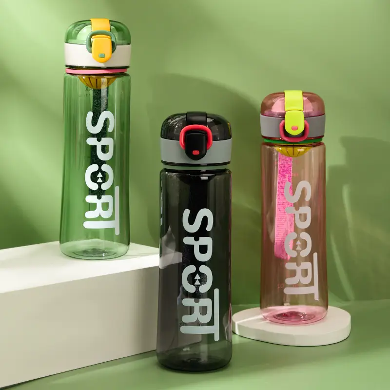 Transparent Water Cup Tide Cool Plastic Sports Fitness