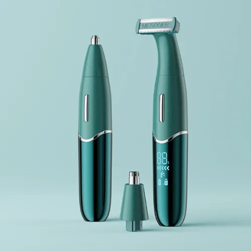 Multifunctional Electric Shaver Three In One Men's Hair Stripper Green - Shop at LoveMi