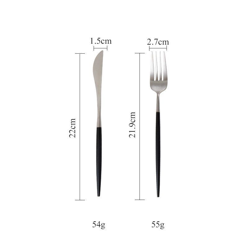 Title 2, Stainless Steel Western Food Knife And Fork Cho...