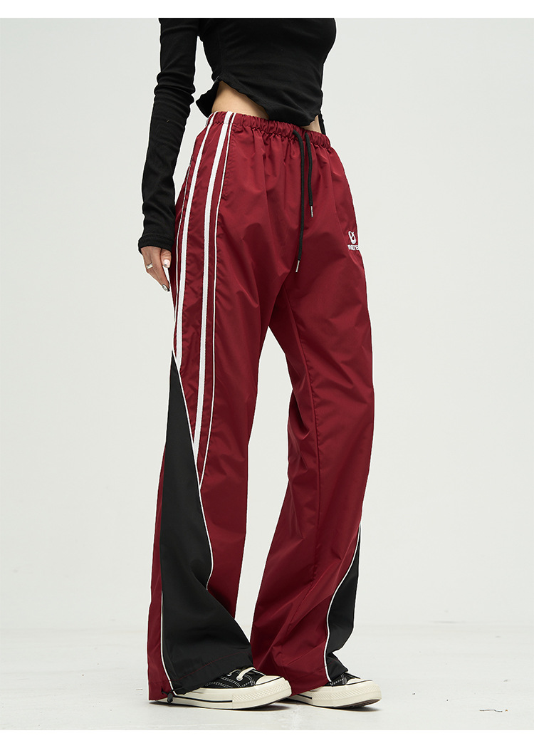 Title 8, American Retro Casual Sports Pants Female Comfo...