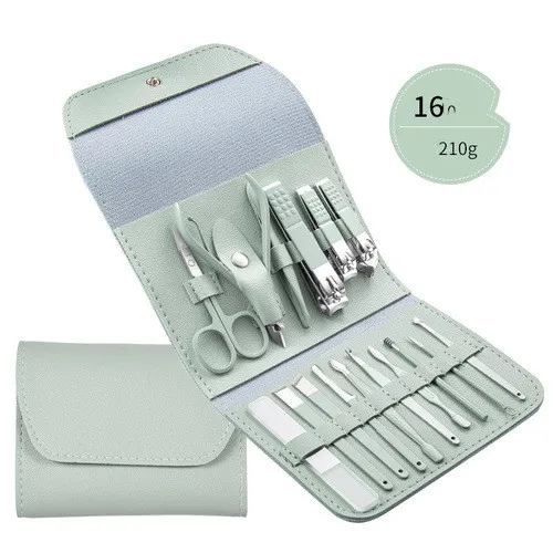 Professional Scissors Nail Clippers Set Ear Spoon Dead Skin Pliers Nail Cutting Pliers Pedicure Knife Nail Groove Trimmers 18 Style - Shop at LoveMi