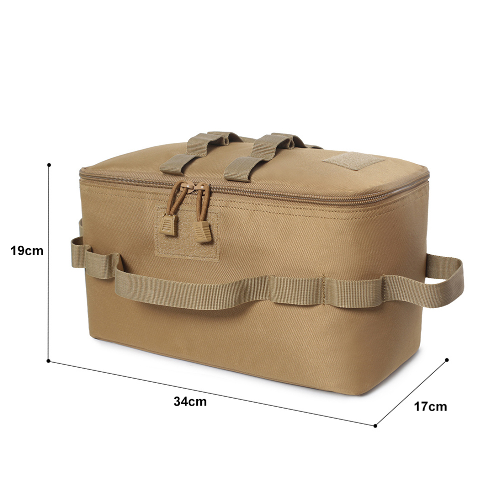 Military Fan Outdoor Camping Picnic Folding Portable Tool Storage Bag