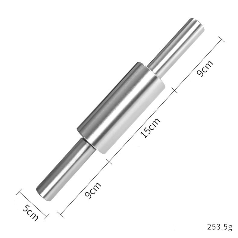 Title 2, Household Non-stick Rolling Pin Stainless Steel...