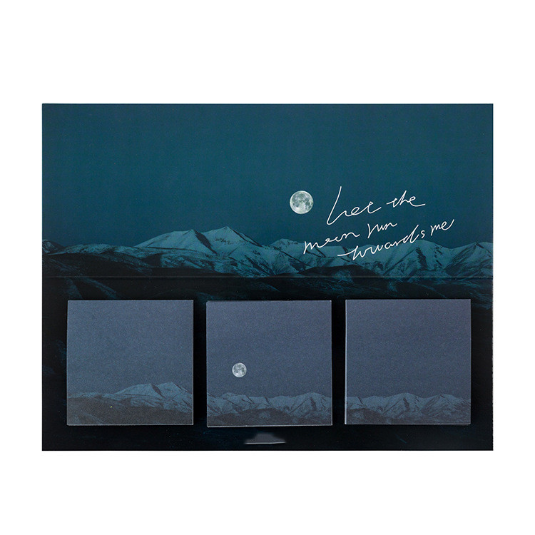 Beautiful Scenery Net Celebrity Sticky Notes Hand Account Material