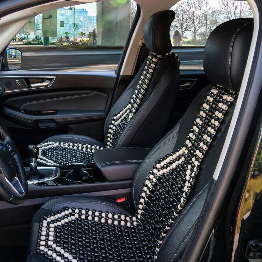 Universal Auto Car Beaded Seat Cover Massager Summer Cooling Cushion Mat Office 6
