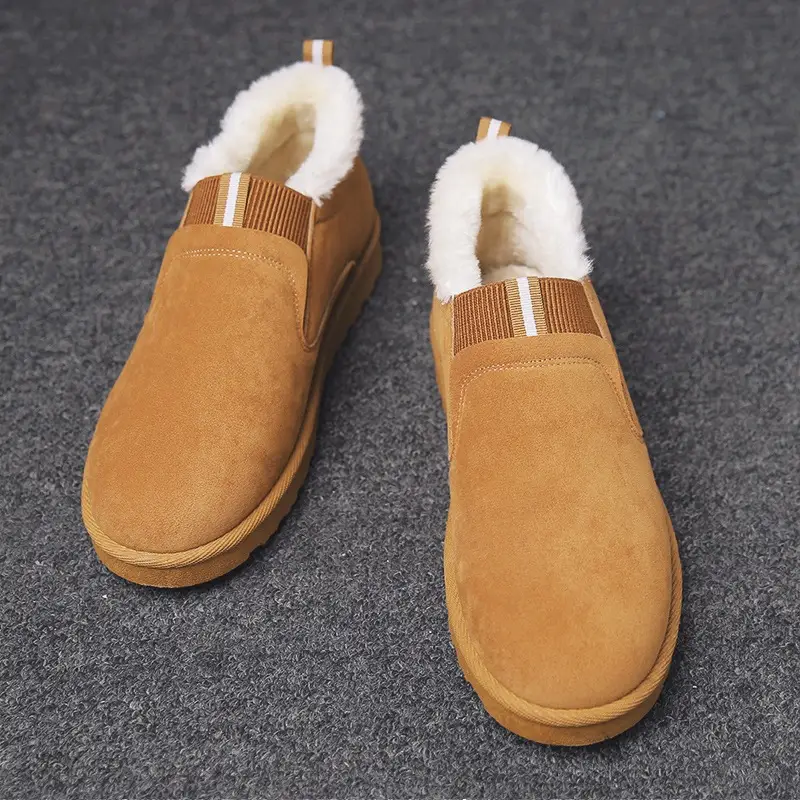 Snow Boots Men's Cotton Shoes Studentplus Velvet Warm Feet For The Elderly