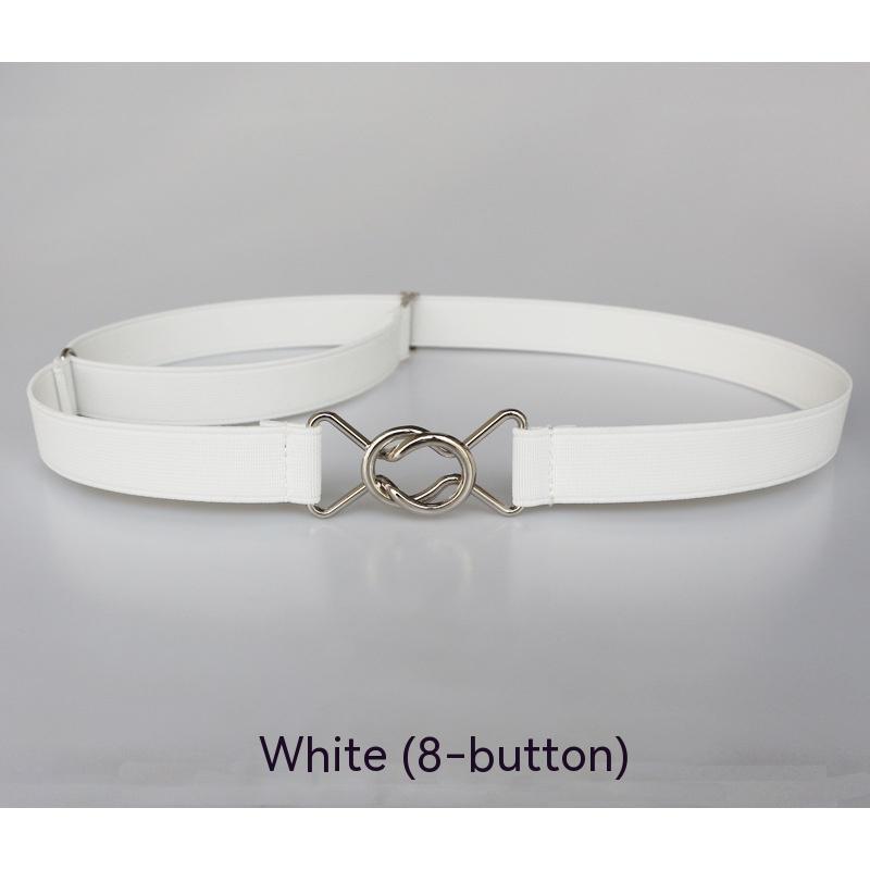 White 8 Word Buckle