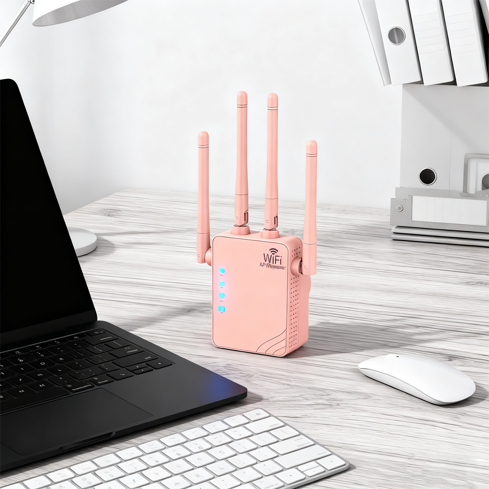 Pink 300Mbps 1200Mbps WiFi Repeater 2.4GHz 2.4GHz&5GHz, Single-Band Dual-Band — image 10